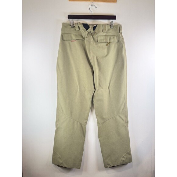 Rossignol Gore Tex Womens Ski Pants Brown Ankle Zip Waterproof Snowboard Large - Picture 2 of 12